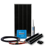 WATTSTUNDE 110W BLACK LINE MPPT Wohnmobil Solaranlage mit Schindel Zellen BLS110 Victron