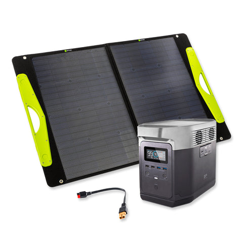 WATTSTUNDE EcoFlow DELTA Powerstation Set mit Solarbuddy Solartasche