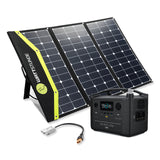 WATTSTUNDE EcoFlow RIVER MAX Powerstation Set mit SunFolder Solartasche